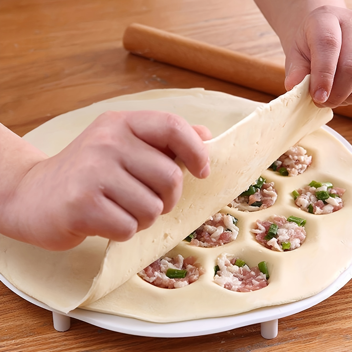 Kitchen Gadgets Dumpling Maker - 1 Stück – einfache chinesische Knödelform,