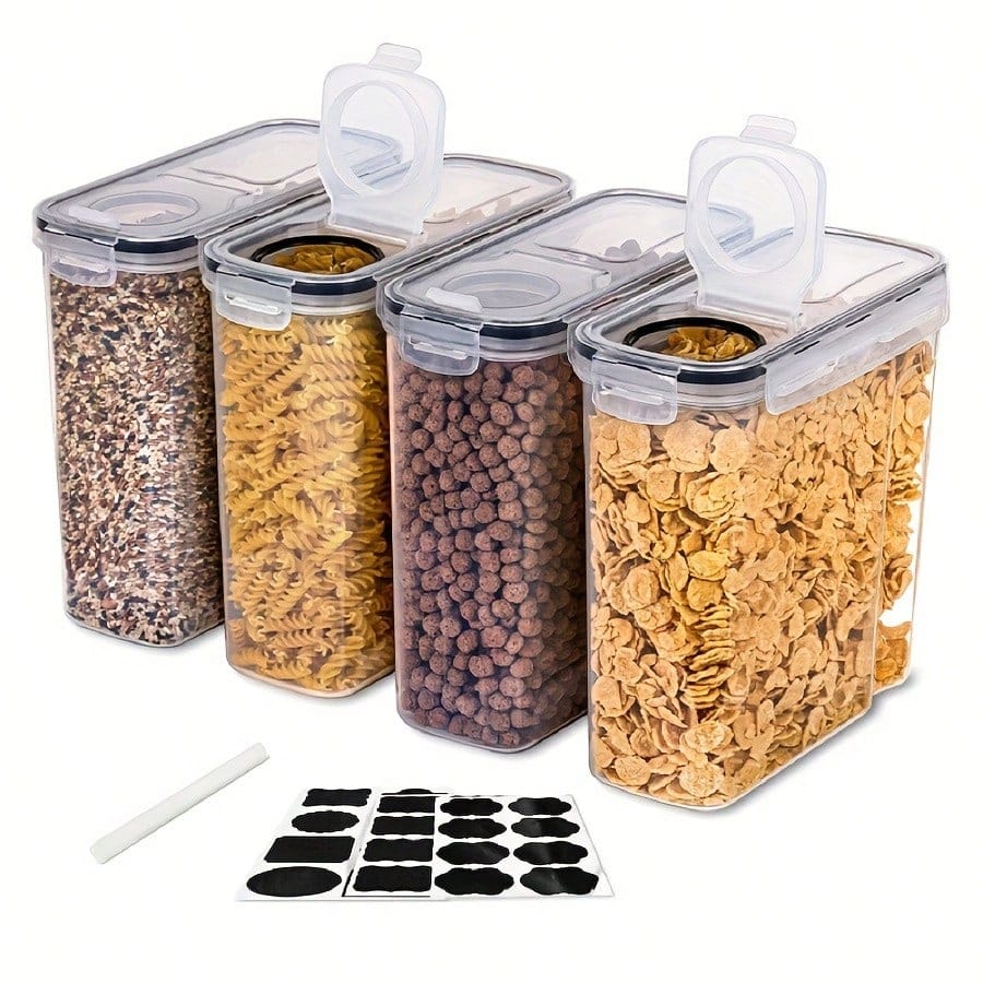 Kitchen Gadgets Organizer - 4er-Pack luftdichter Behälter zur Aufbewahrung von