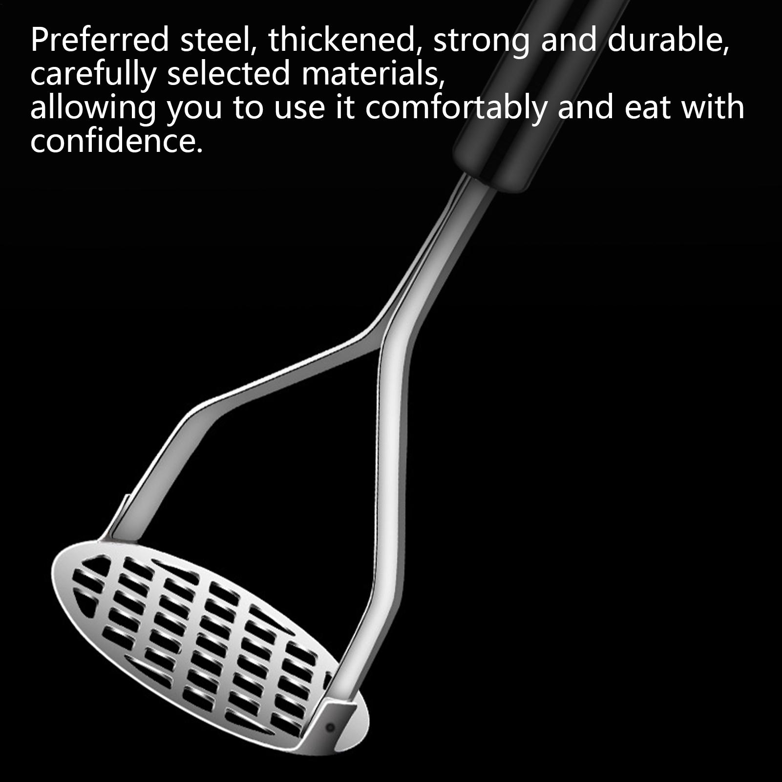 Kitchen Gadgets For Men - Manueller Kartoffelstampfer aus Edelstahl, Lebensmittelstampfer für