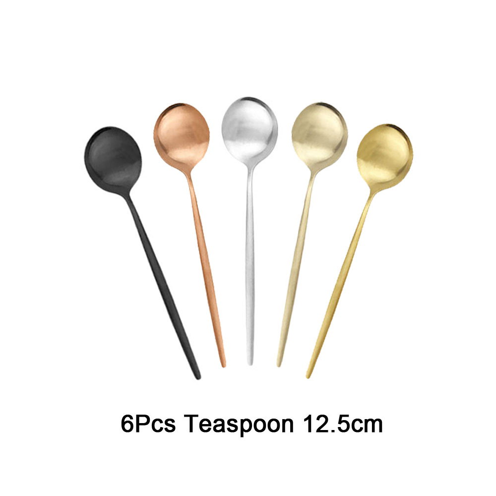 6Pcs Tee Kaffee Rühren Mini Lö – Kitchen Gadgets Gold Bewertung und Preis