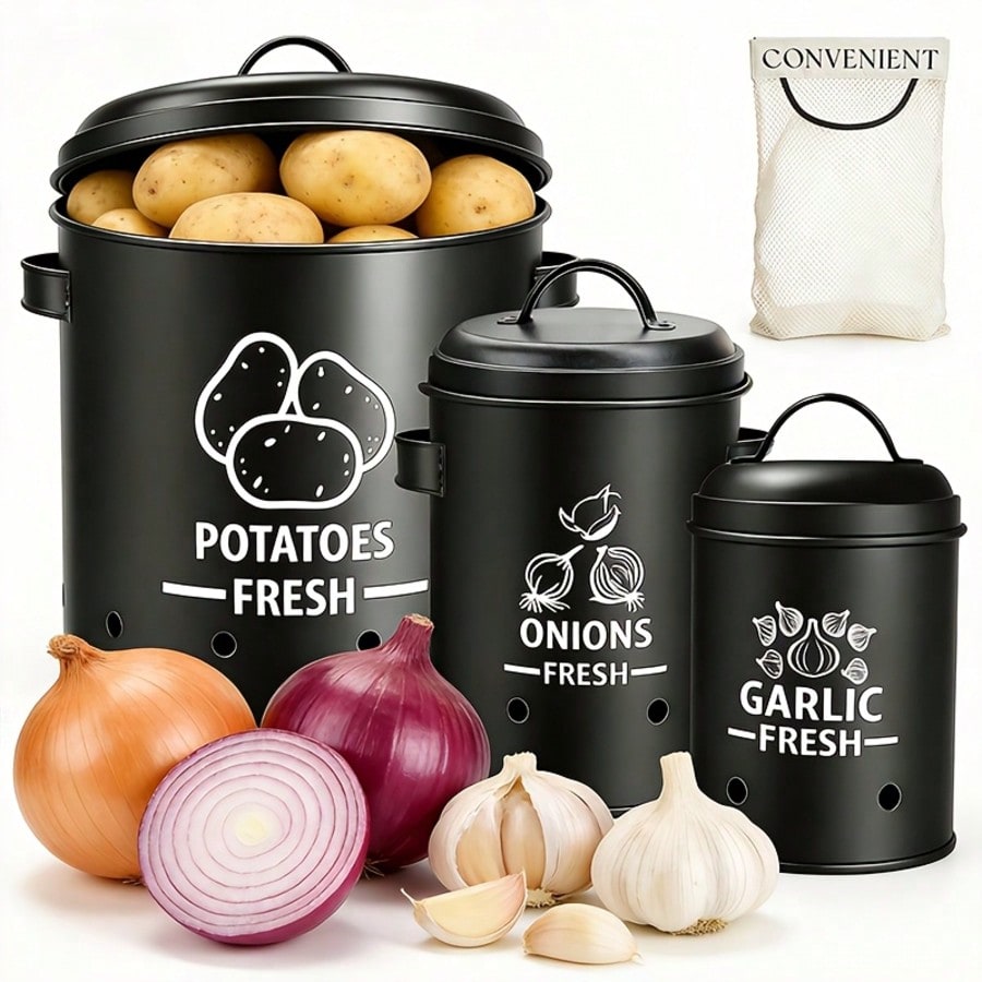 Kartoffel-Zwiebel-Knoblauch-Au – Kitchen Gadgets Organizer Bewertung und Preis