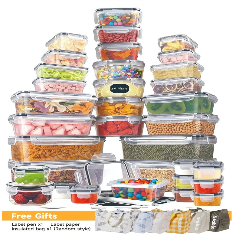 48-teiliges BPA-freies Lebensm – Kitchen Gadgets Organizer Bewertung und Preis